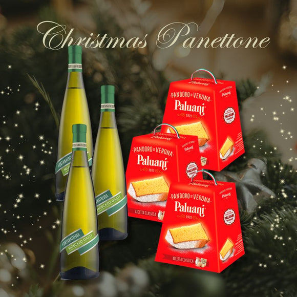 Castello del Vino - Moscato & Pandoro Christmas Cake Pack