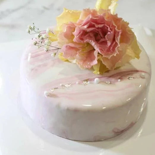 Cake Aholic - 雲石鏡面蛋糕 Dusty Pink