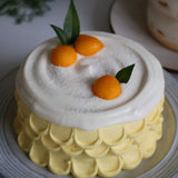 ho9cake - Milky Foam and Mango Chiffon Cake with Mochi【Seasonal Limited】