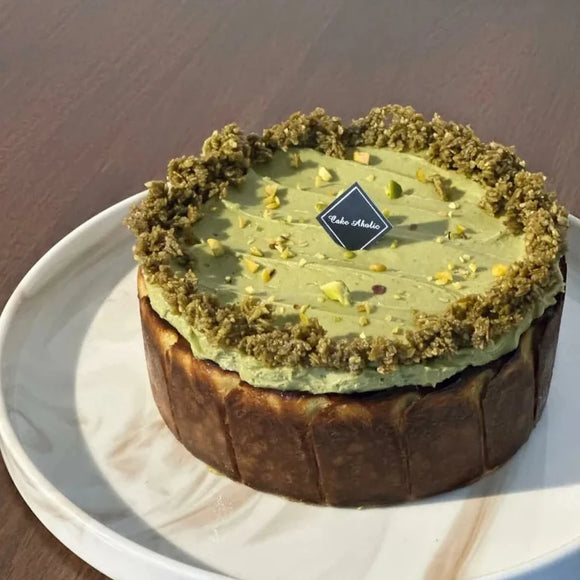 Cake Aholic - 開心果麻糬巴斯克蛋糕