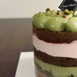 Cake Aholic - 開心果紅莓戚風蛋糕