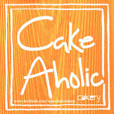 Cake Aholic - Marble Mirror Cake Blue and Pink