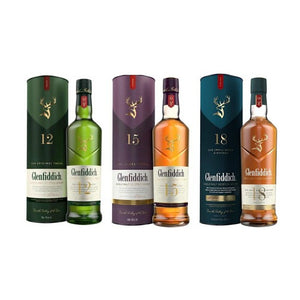 Glenfiddich Single Malt Scotch Whisky Project, Speyside, Scotland - 700ml x 3 bottles