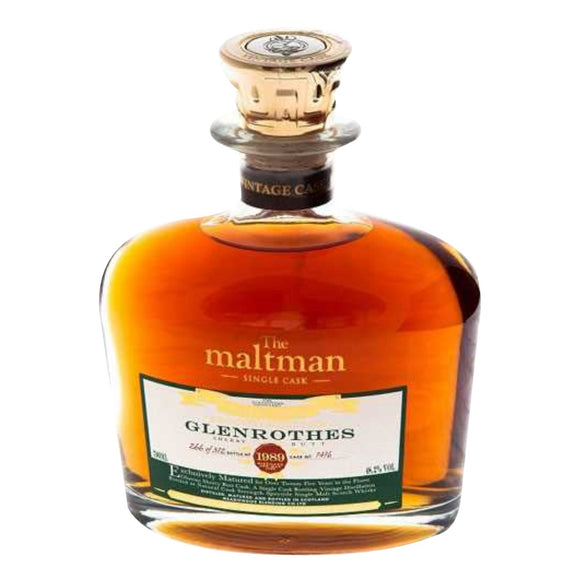 The Maltman Glenrothes Vintage Cask Single Malt Scotch Whisky, 25 Year Old, Speyside, Scotland - 750mL