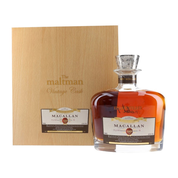 The Maltman Single Cask Macallan Single Malt Scotch Whisky, 25 Year Old, Speyside, Scotland - 750mL