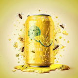 Bee Buzz 微醺蜜⽉ - ⼩⽟西瓜氣泡蜂蜜酒 330ml