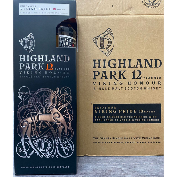 Highland Park 12 Year Old Single Malt Scotch Whisky (700ml) + Highland Park Viking Pride 18 Year Old Single Malt Scotch Whisky (50ml) [台版]