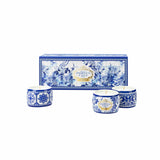 Castelbel｜ Portus Cale Gold & Blue Tea Light Aromatic Candle Set 3x70g