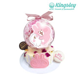 Kingsley Cafe - Kanahei's Small animals Preserved Flowers Crystal Ball Cake 