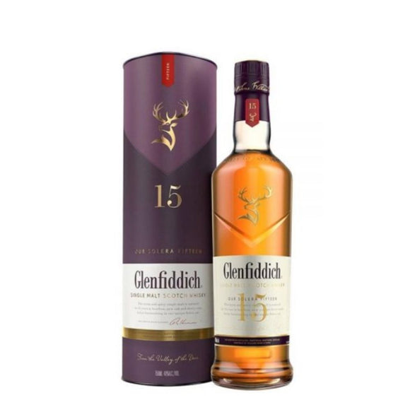 Glenfiddich 15 Years Single Malt Scotch Whisky - 700ml