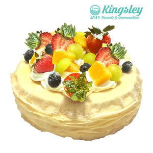 Kingsley Cafe - Mille Crepe Lava Mango Cake