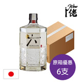 Roku Craft Gin x 6 bottles - 700ml each